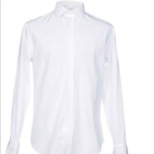 Armani 👔16 41Regular Fit Solid White Dress Shirt